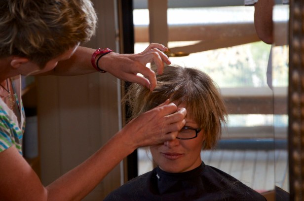 Punk Chick's expert hands at work