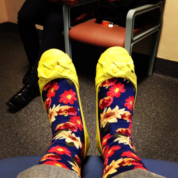 Tribute number two to Betsy with Betsy's socks