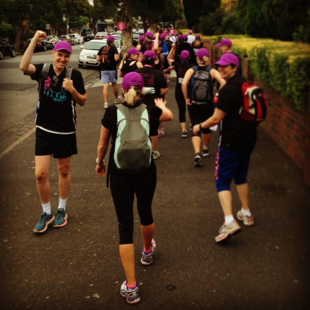 Friends doing something great together.